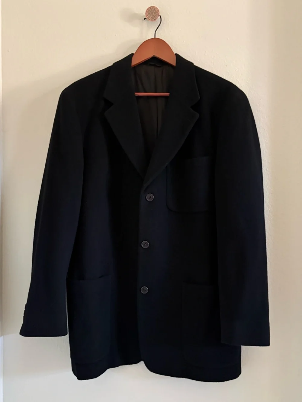 J. CREW Oarsmen Vintage Cashmere Wool Blend 3 Button Sport Coat / Blazer 38 Reg